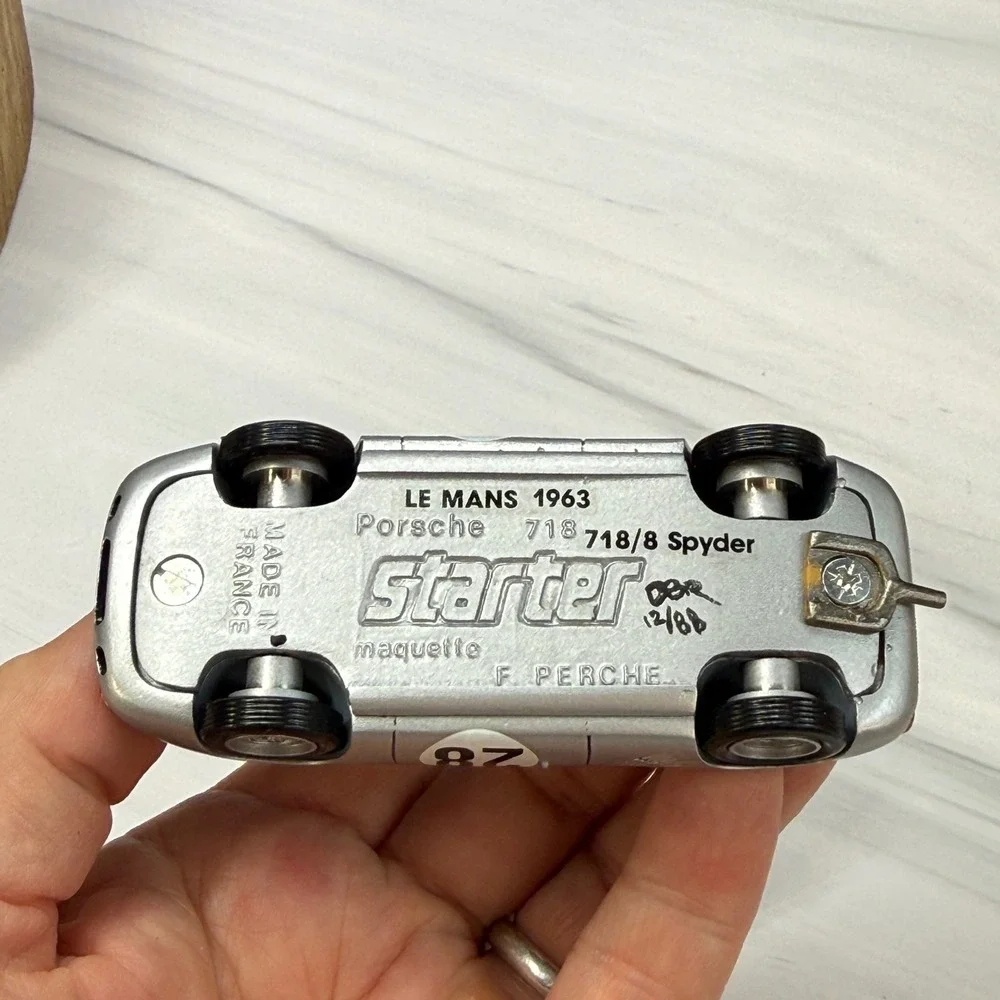 Starter Porsche 718/8 WRS Spyder #28 Le Mans 1963 1:43 Resin Hand Built